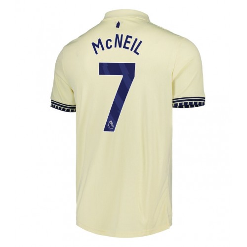 Everton Dwight McNeil #7 Replika Udebanetrøje 2025-26 Kortærmet Everton Dwight McNeil #7 Replika Udebanetrøje 2025-26 Kortærmet